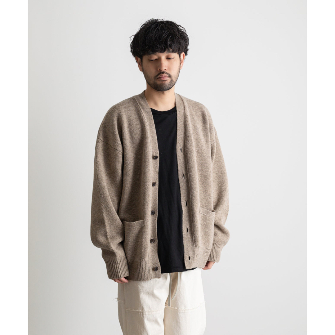 stein - 新品 stein / EX FINE LAMBS KNIT CARDIGANの通販 by 仲良くし