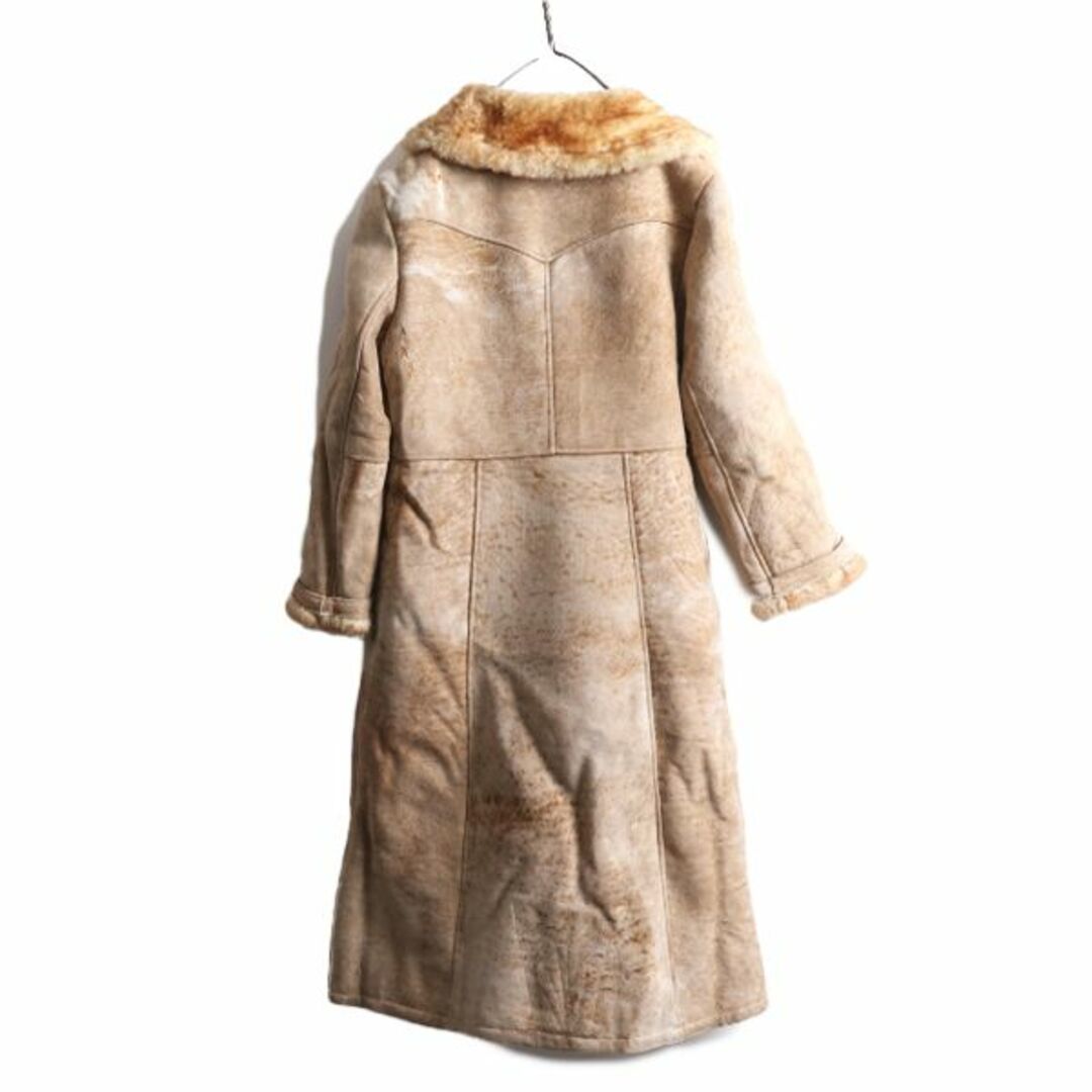70s USA製 SHEARING BY LAURENCE シープスキン ムートン ランチ コート