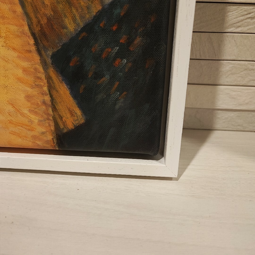 ポケモン - ゴッホ美術館 ゴッホピカチュウ キャンバスアート 額縁付の