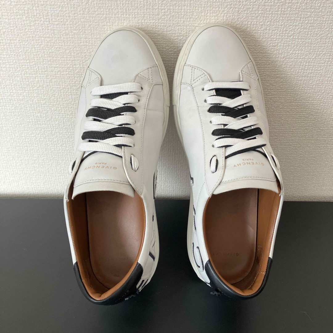 GIVENCHY - ジバンシー ホワイト×ブラック スニーカー 美品の通販 by