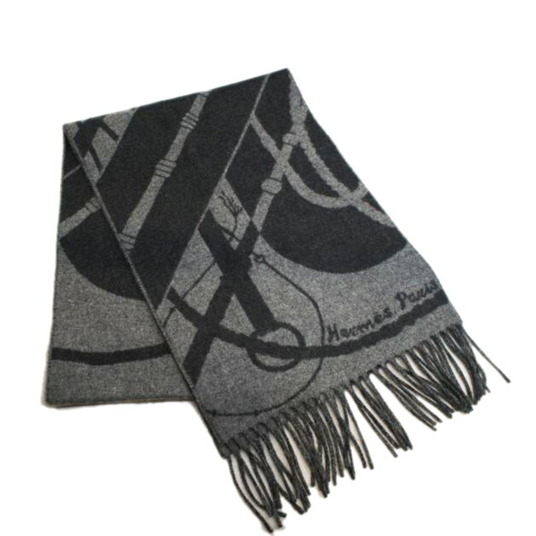 HERMES エルメス/カシミヤ100%マフラー/クリッククラック/ブランド