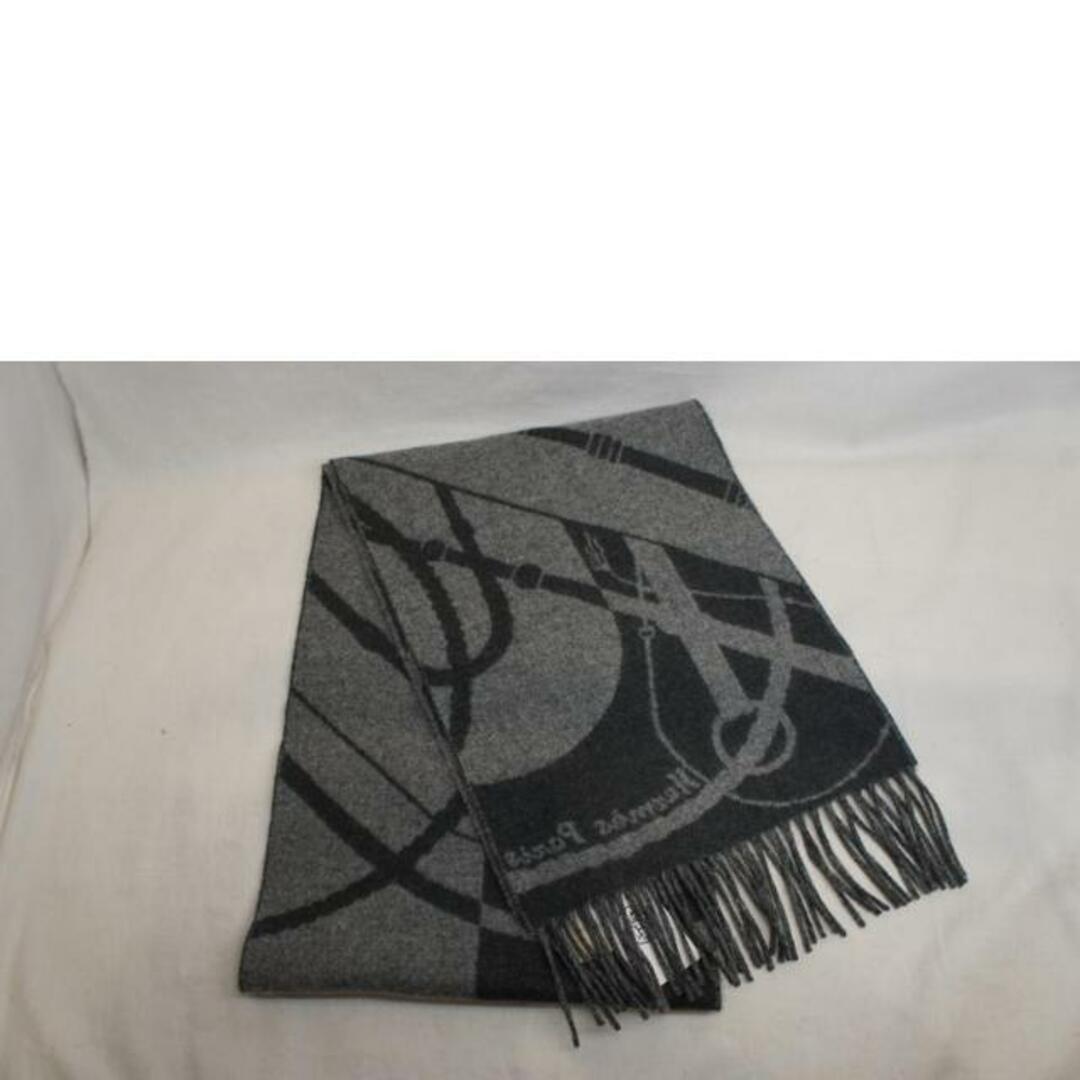 HERMES エルメス/カシミヤ100%マフラー/クリッククラック/ブランド