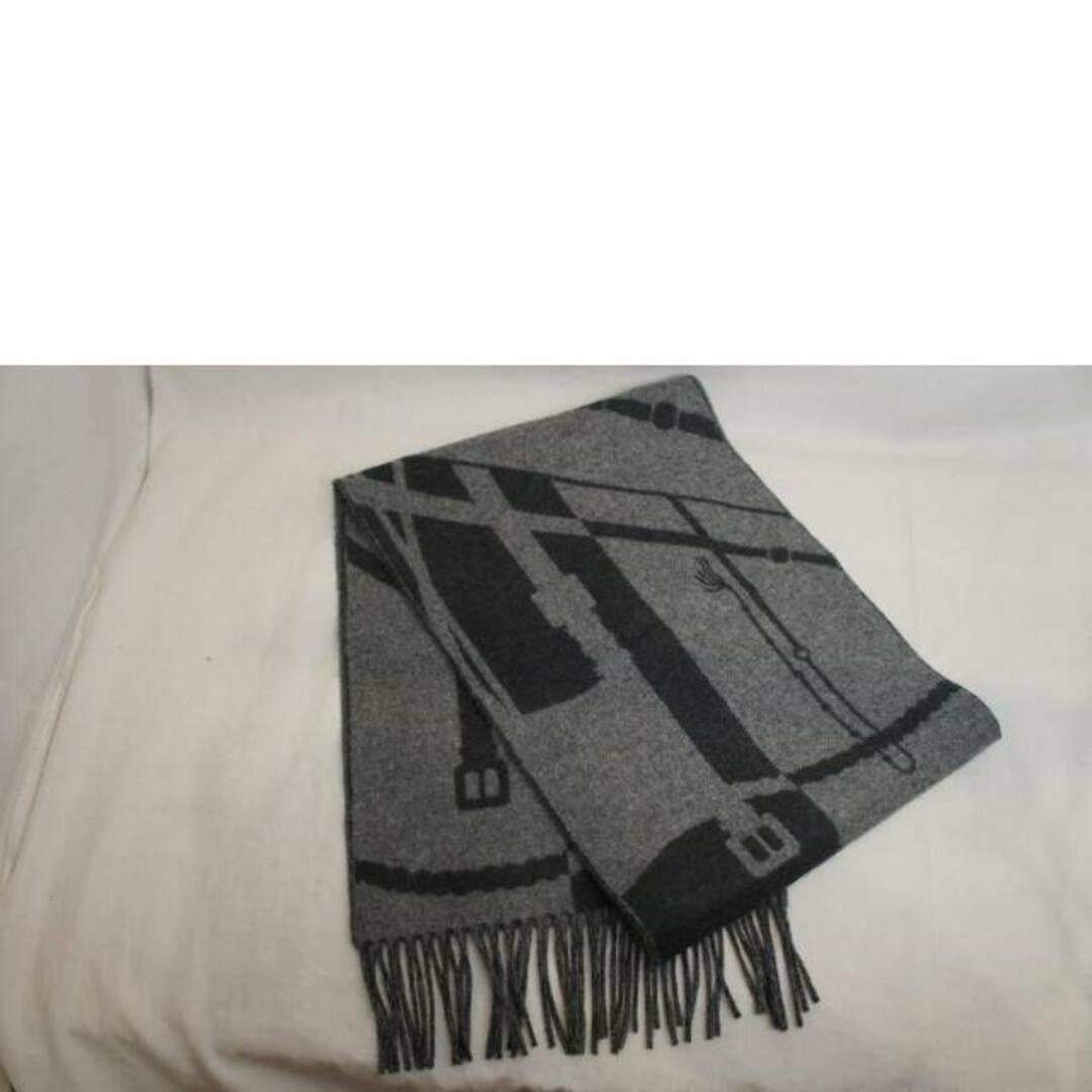 HERMES エルメス/カシミヤ100%マフラー/クリッククラック/ブランド