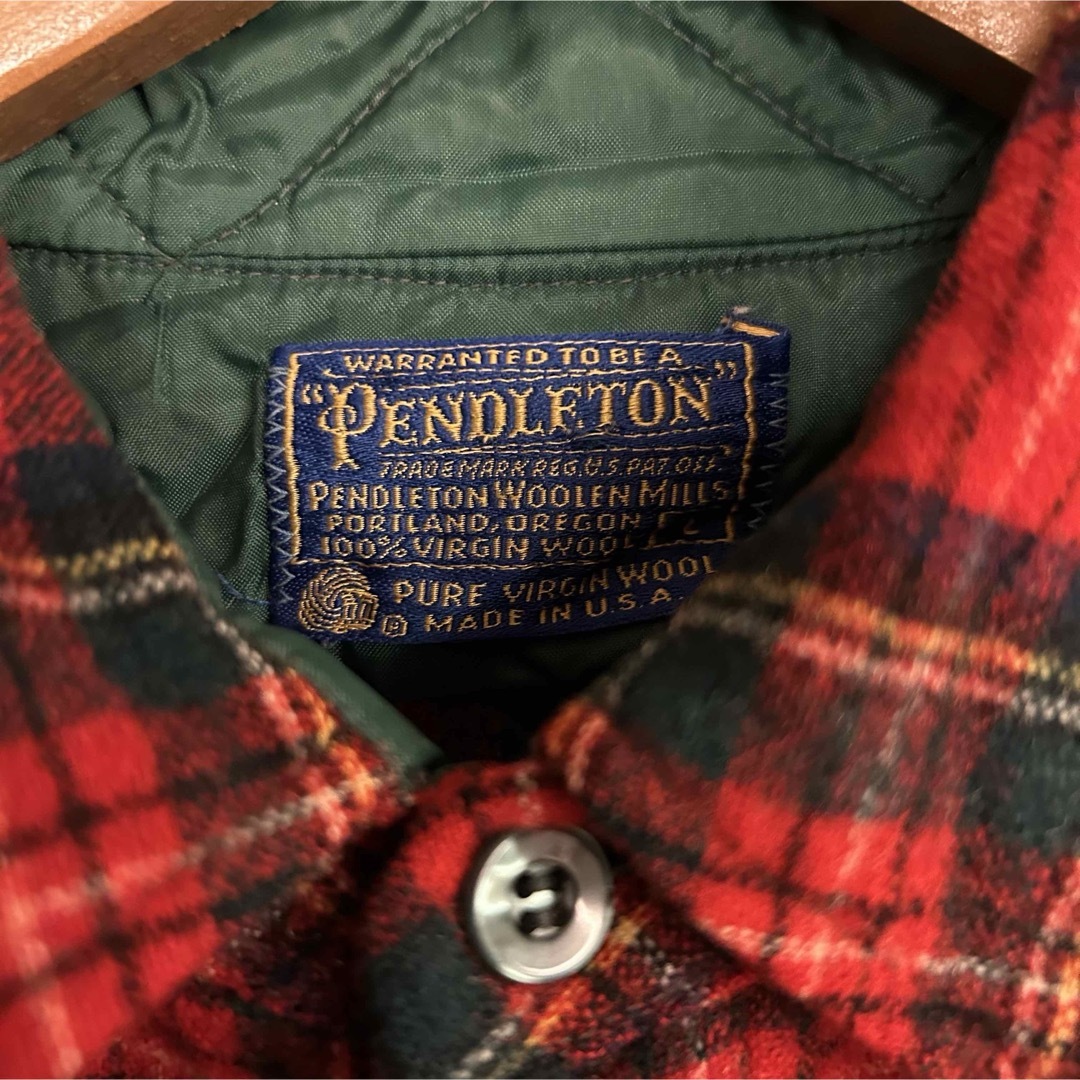 PENDLETON - 【レア美品】70sペンドルトン ネルシャツ ウールシャツ