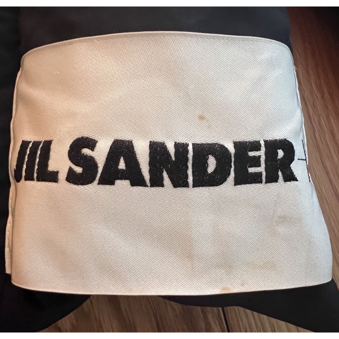 JIL SANDER - 訳あり激安 ジルサンダーダウンマフラー ネイビー JIL