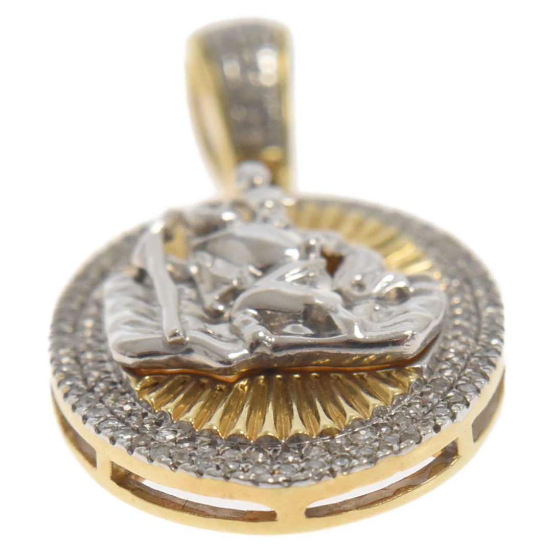 AVALANCHE - AVALANCHE アバランチ K10YG×WGコンビ PAVEダイヤメダイ