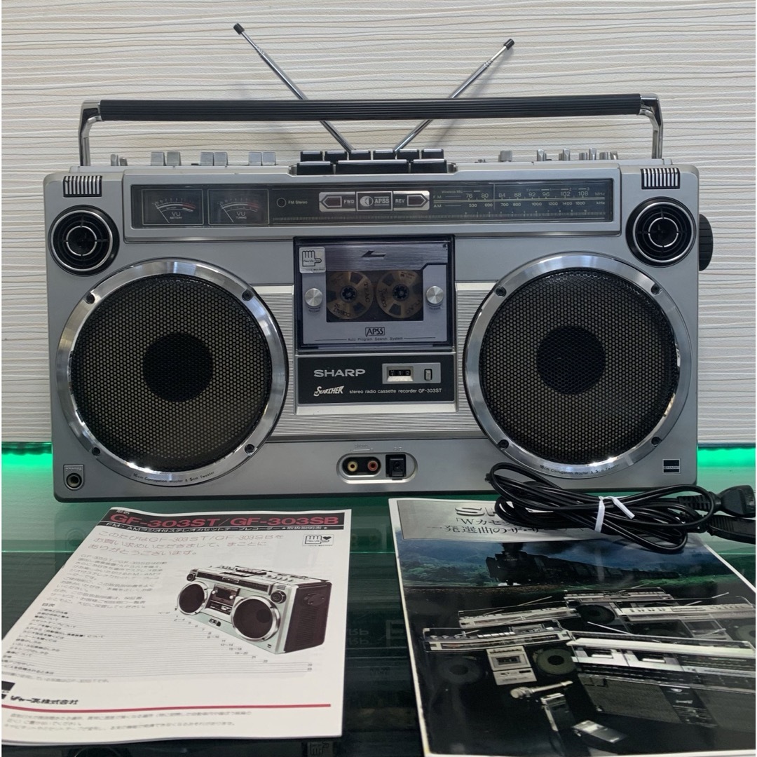 SHARP - ラジカセ シャープ SHARP GF-303ST ベルト交換済み