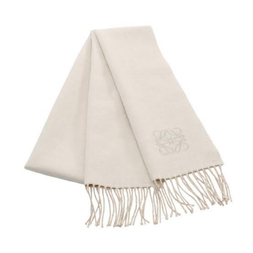 LOEWE - LOEWE バイカラー スカーフ（ウール&カシミヤ）マフラー の