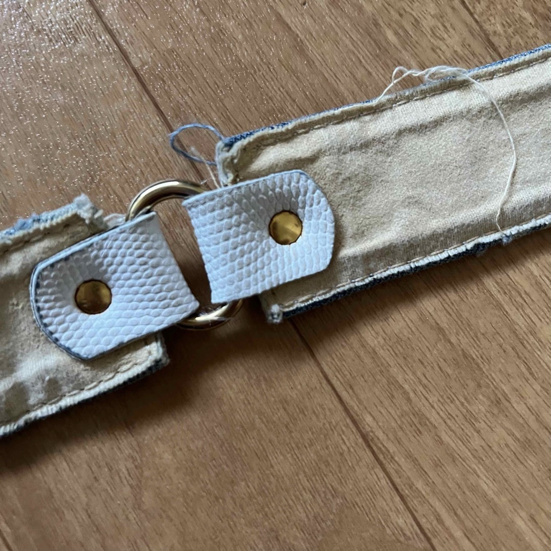 ドルガバ D&G オンライン 総柄デニムベルト