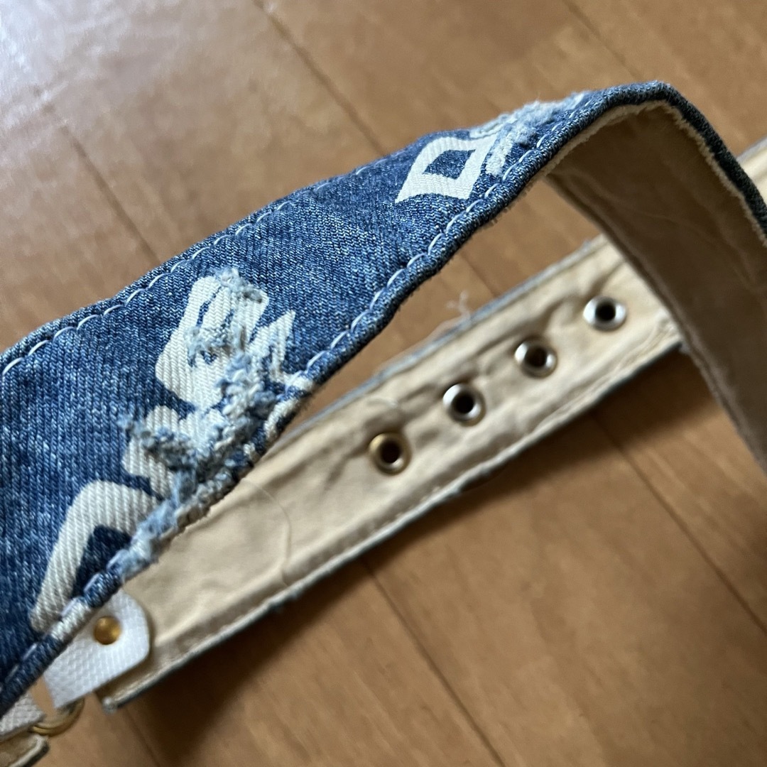 ドルガバ D&G オンライン 総柄デニムベルト