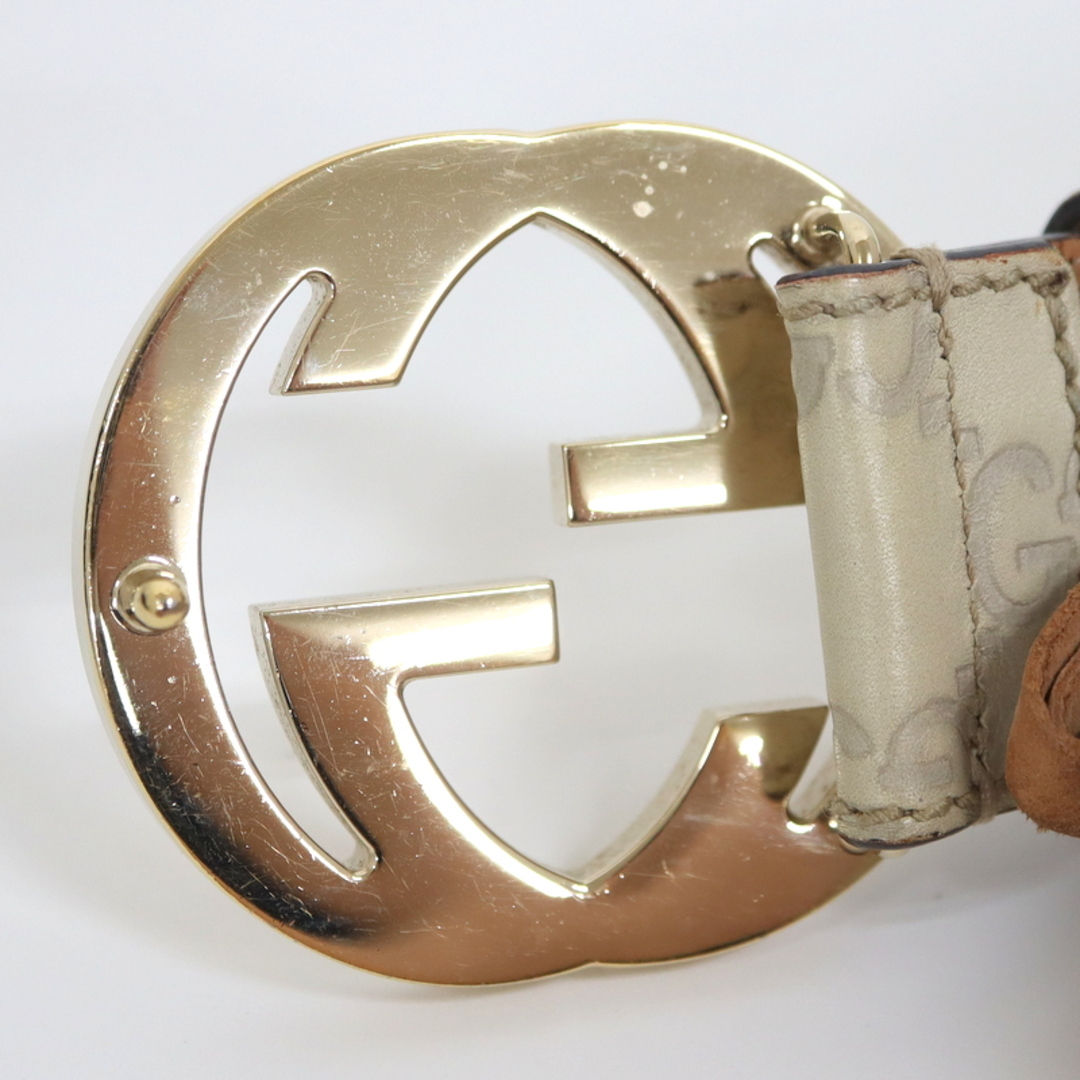 GUCCI - 【GUCCI】グッチ インターロッキングGバックルベルト 36/90