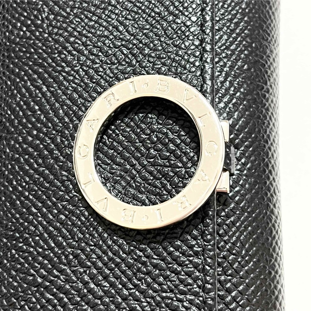 BVLGARI - ほぼ未使用☆ BVLGARI ブルガリ キーケース ブラック 黒 箱