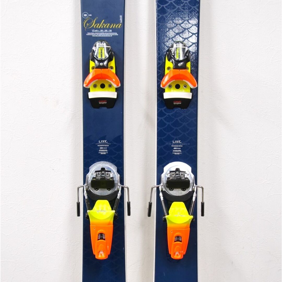 美品 ライン LINE SAKANA サカナ 181cm センター105mm ビンディング