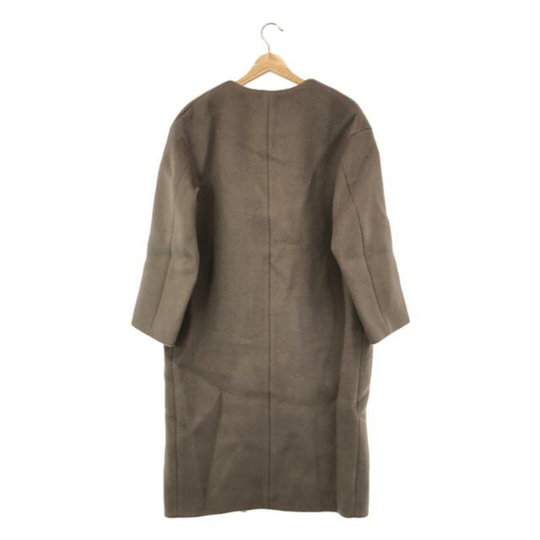 IENA - IENA / イエナ | ラムウール ノーカラーコート | 36 | グレー