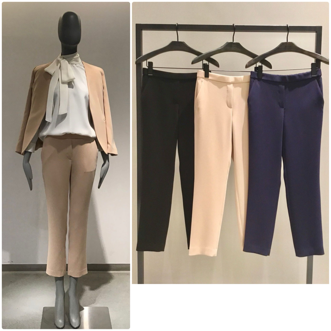 Theory - theory Classic Crepe プルオンパンツ ベージュ 0の通販 by