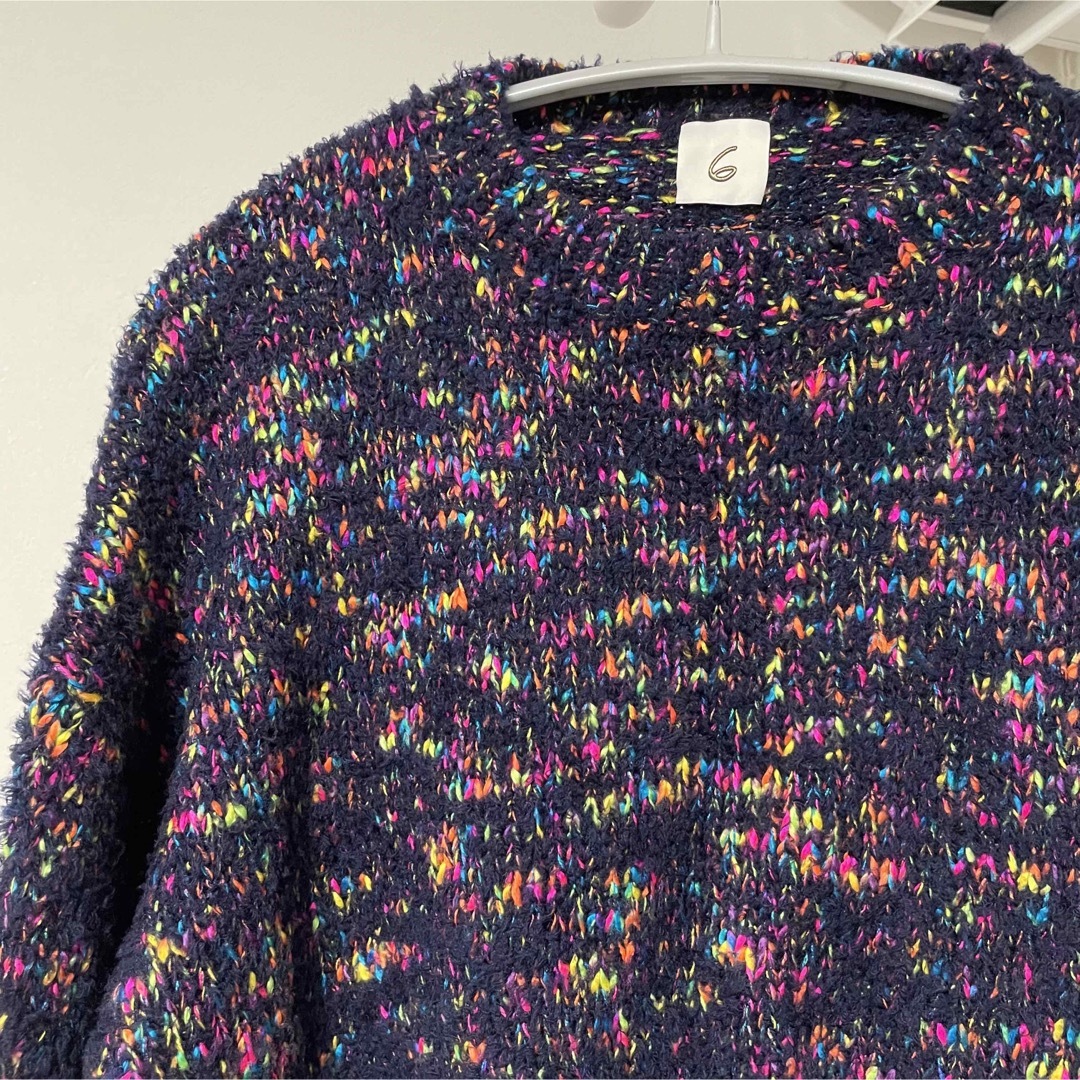 6 (ROKU) - 6ROKU マルチスラブ クルーネックニット◎の通販 by yuki's