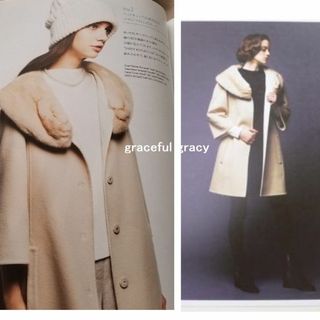 FOXEY - FOXEY カシミア＆ミンクコート WINTER BOUQUET 定価57万円の