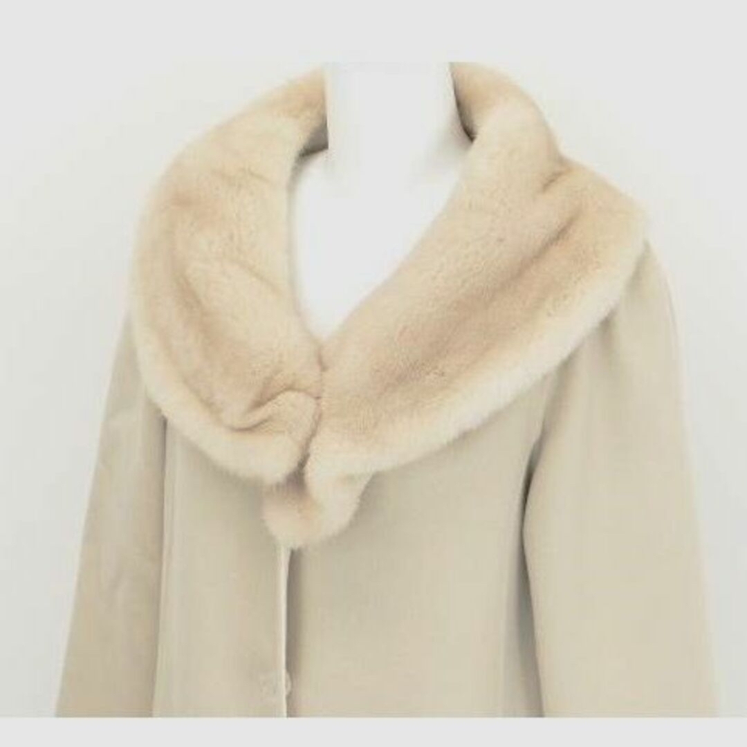 FOXEY - FOXEY カシミア＆ミンクコート WINTER BOUQUET 定価57万円の