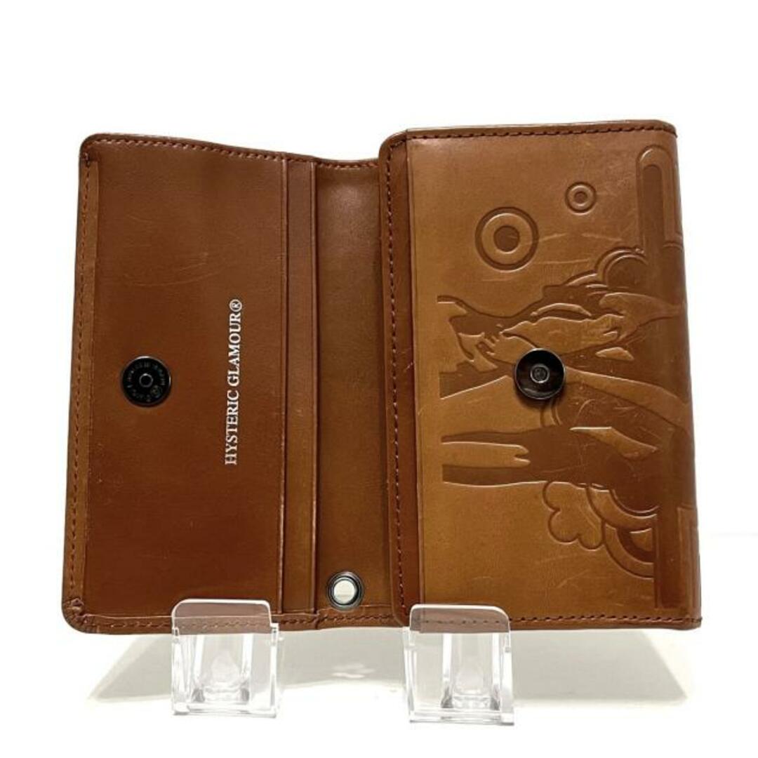 HYSTERIC GLAMOUR - ヒステリックグラマー 財布 ブラウンの通販 by