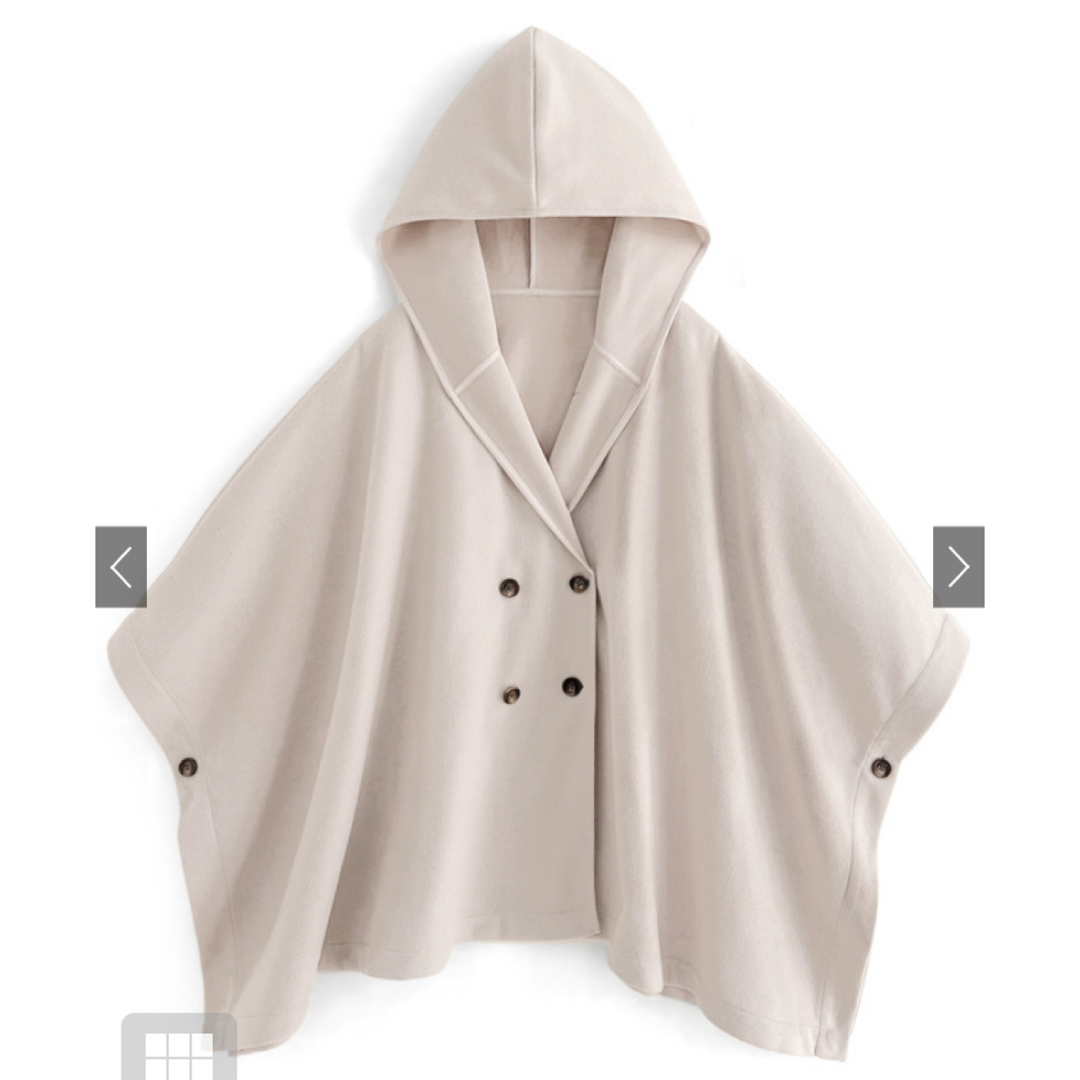 GRL - フード付きフェイクウールポンチョ[ze791]の通販 by ひよこ's