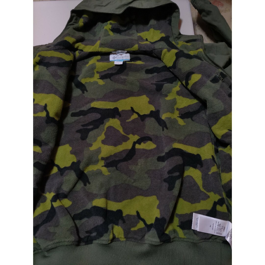Columbia - メンズ✻Columbia カーキ色 裏地フリース 迷彩柄