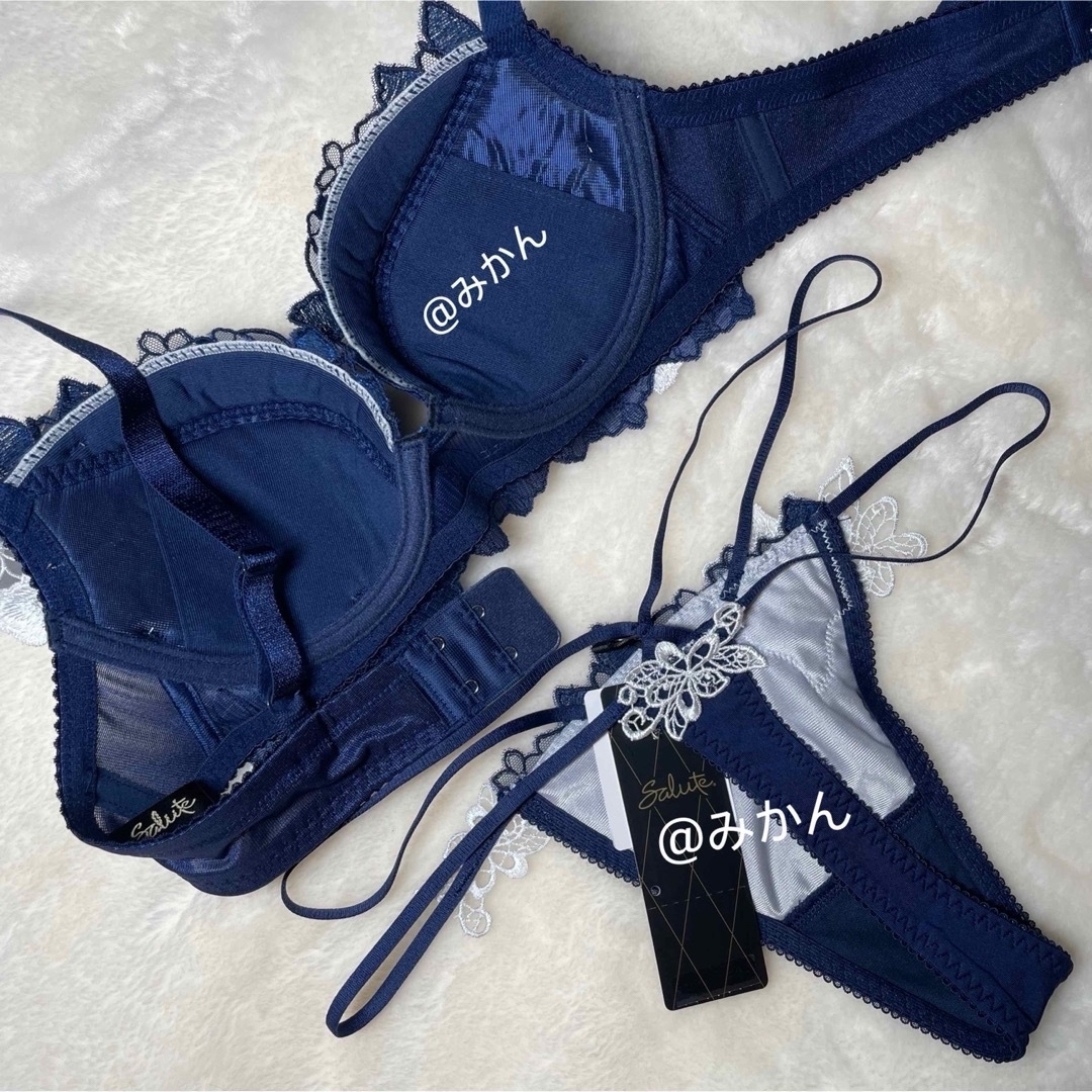 Wacoal - サルート96グループPアップブラソングセット(ネイビー)の通販