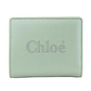 Chloe - 新品 クロエ Chloe 2つ折り財布 クロエ センス ベイグリーンの