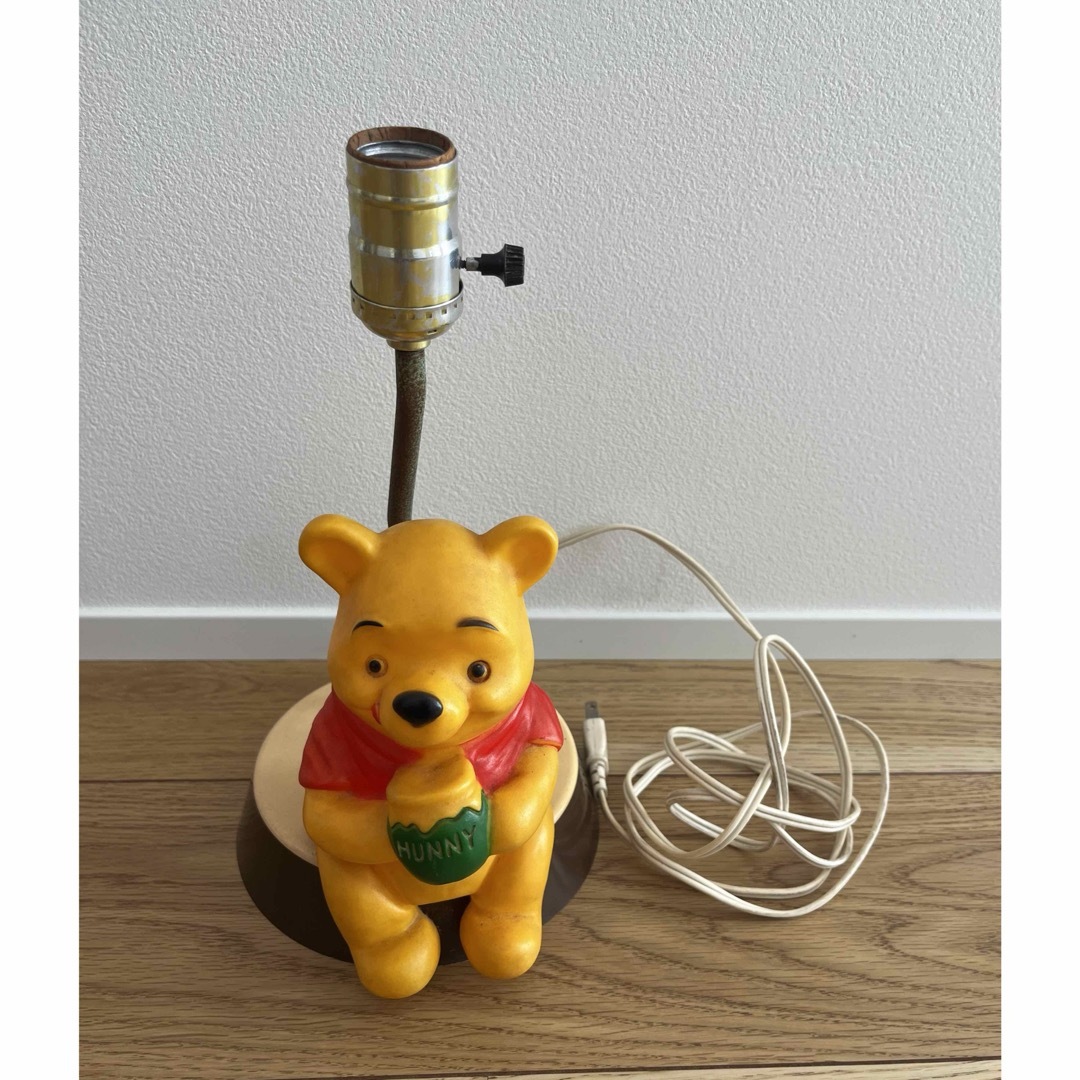 Disney - くまのプーさん ランプ 照明 アンティーク ヴィンテージの