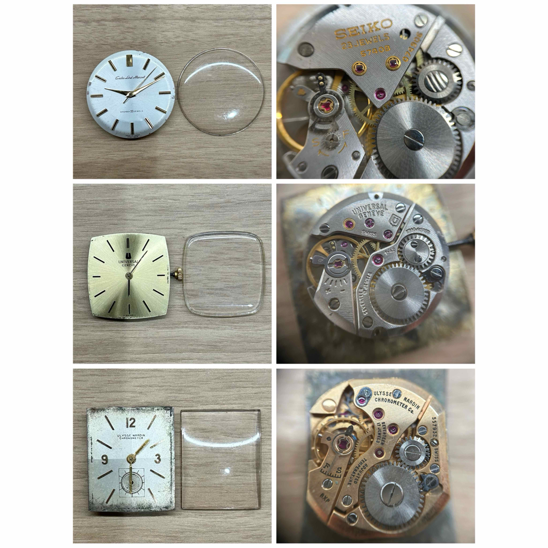時計 文字盤 ムーブメント 26個 セット ジャンク まとめの通販 by ER