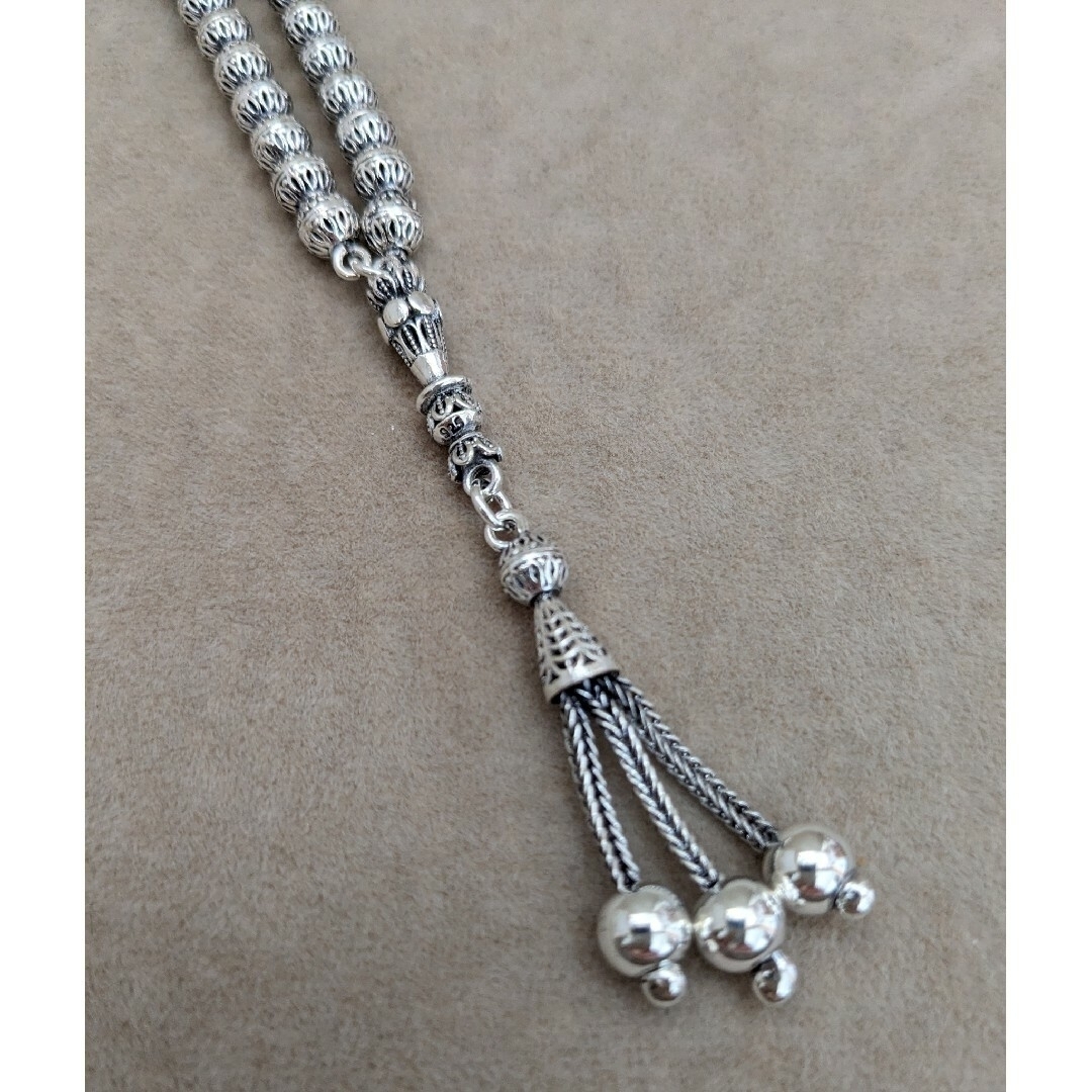 ☆NEW☆ トルコ製 925シルバー タスビー（99ビーズ）の通販 by ホジャ