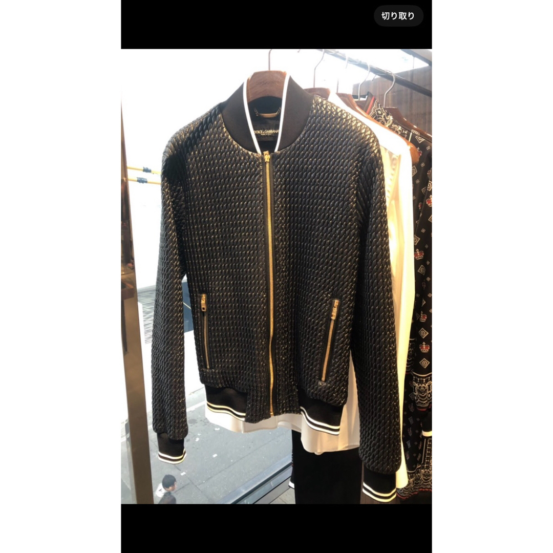 DOLCE&GABBANA - GACKT ロナウド DOLCE &GABBANA キルティングブルゾン