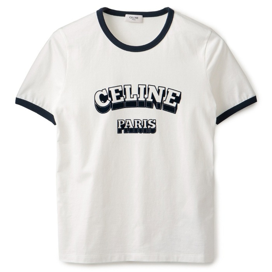 CELINE - セリーヌ CELINE Tシャツ レディース 70'S ロゴ クルーネック
