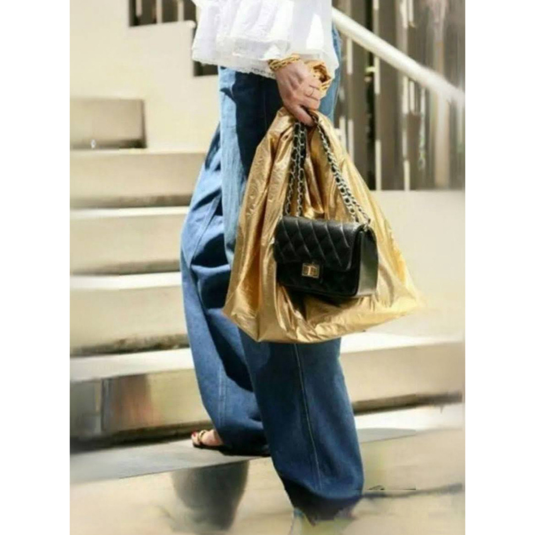 DEUXIEME CLASSE - 未使用 ドゥーズィエムクラス ゴールド エコバッグ