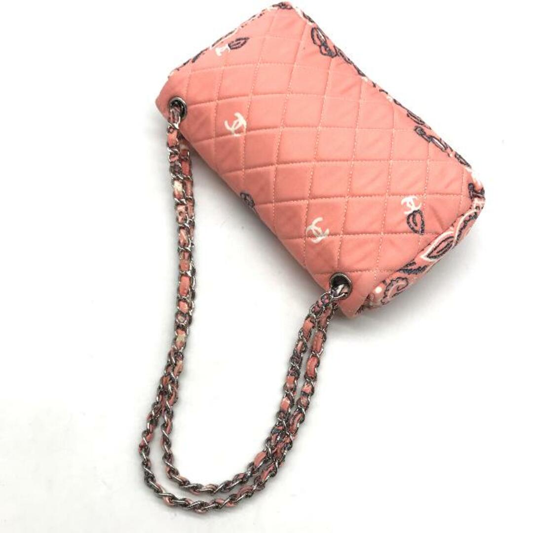 CHANEL - CHANEL シャネル マトラッセ コットン バンダナ柄 チェーン