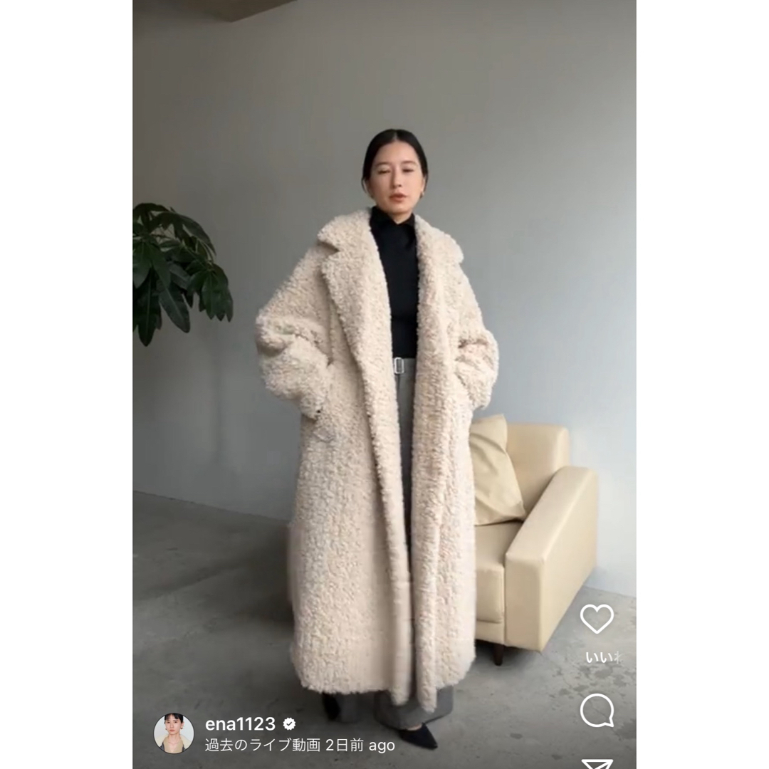 CLANE - CLANE DOUBLE LONG BOA COAT ダブルロングボアコートの通販 by