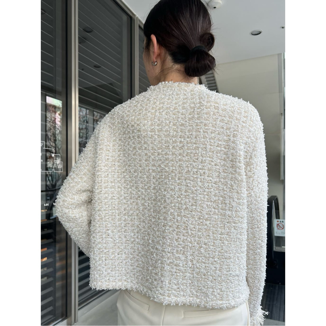 UNITED ARROWS - UNITED ARROWS ファンシーツイードカーディガンの通販