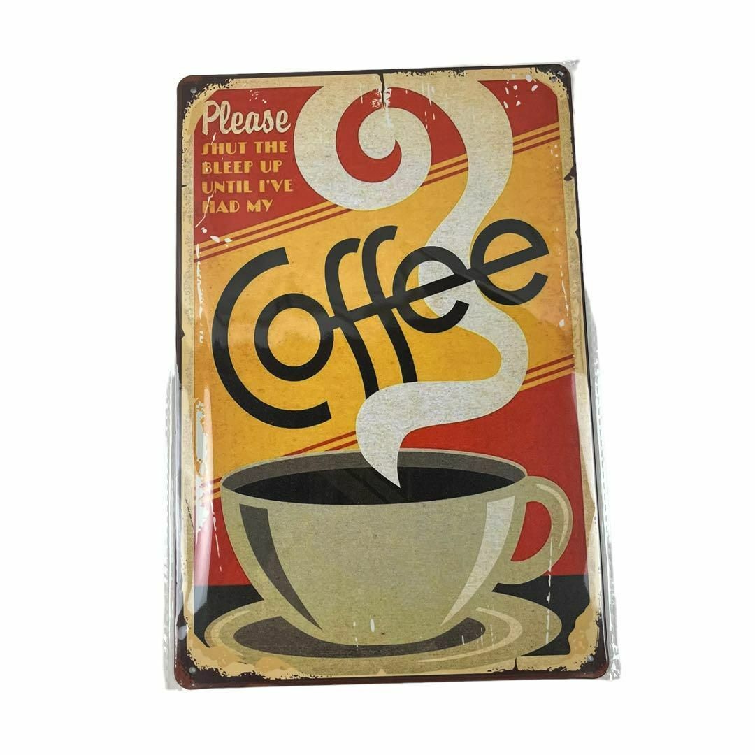 アンティーク風看板 レトロ アメリカ雑貨 喫茶店コーヒー インテリア
