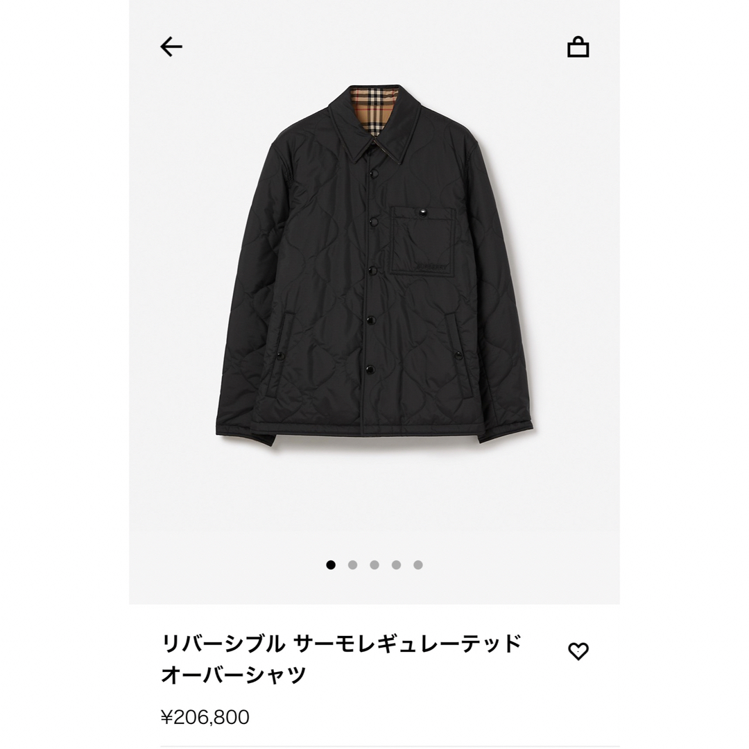 m*i様 BURBERRY キッズ キルティングジャケット ブラック 116cm Black