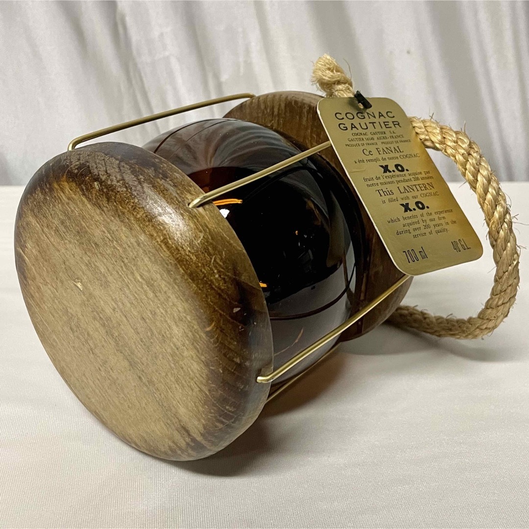 空瓶】GAUTIER COGNAC X.O. ランタン型ボトルの通販 by i.R.古家具屋