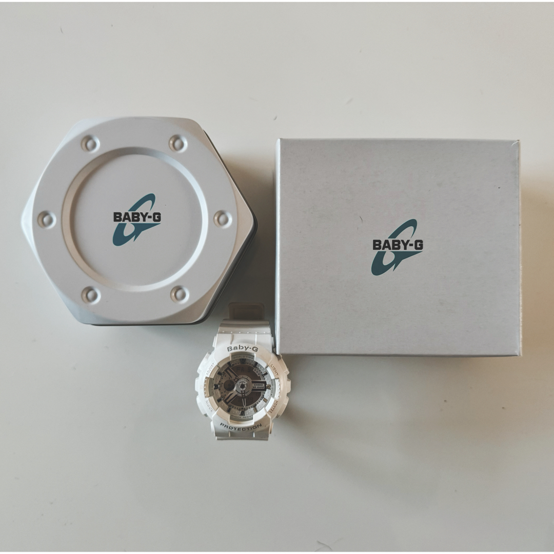 Baby-G - カシオ ベビーG Baby-G 5338 ホワイト×シルバーの通販 by