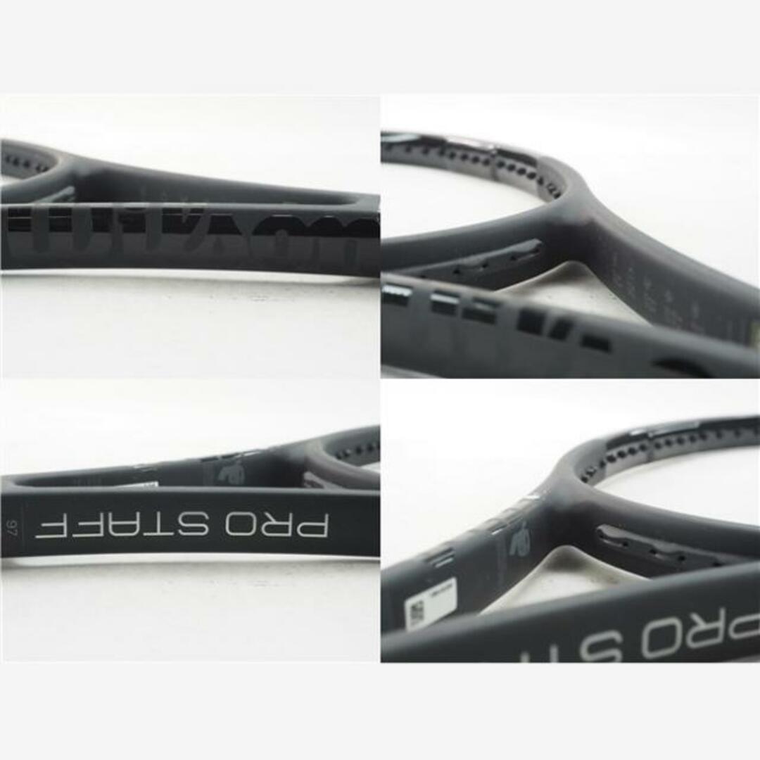 wilson - 中古 テニスラケット ウィルソン プロ スタッフ 97 ブラック