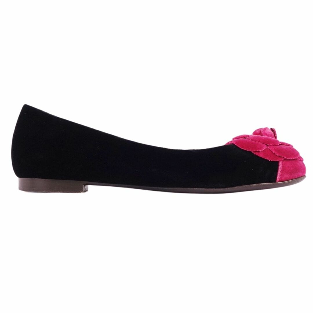 CHANEL - 美品 シャネル CHANEL パンプス フラット ヒール カメリア