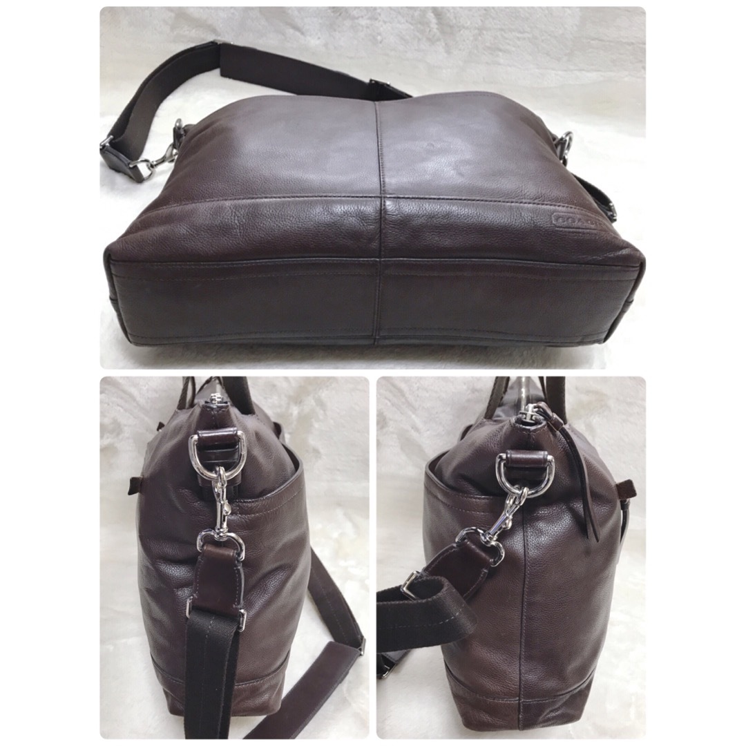 COACH - COACH レザー 2way トートバッグ ショルダーバッグ ビジネス