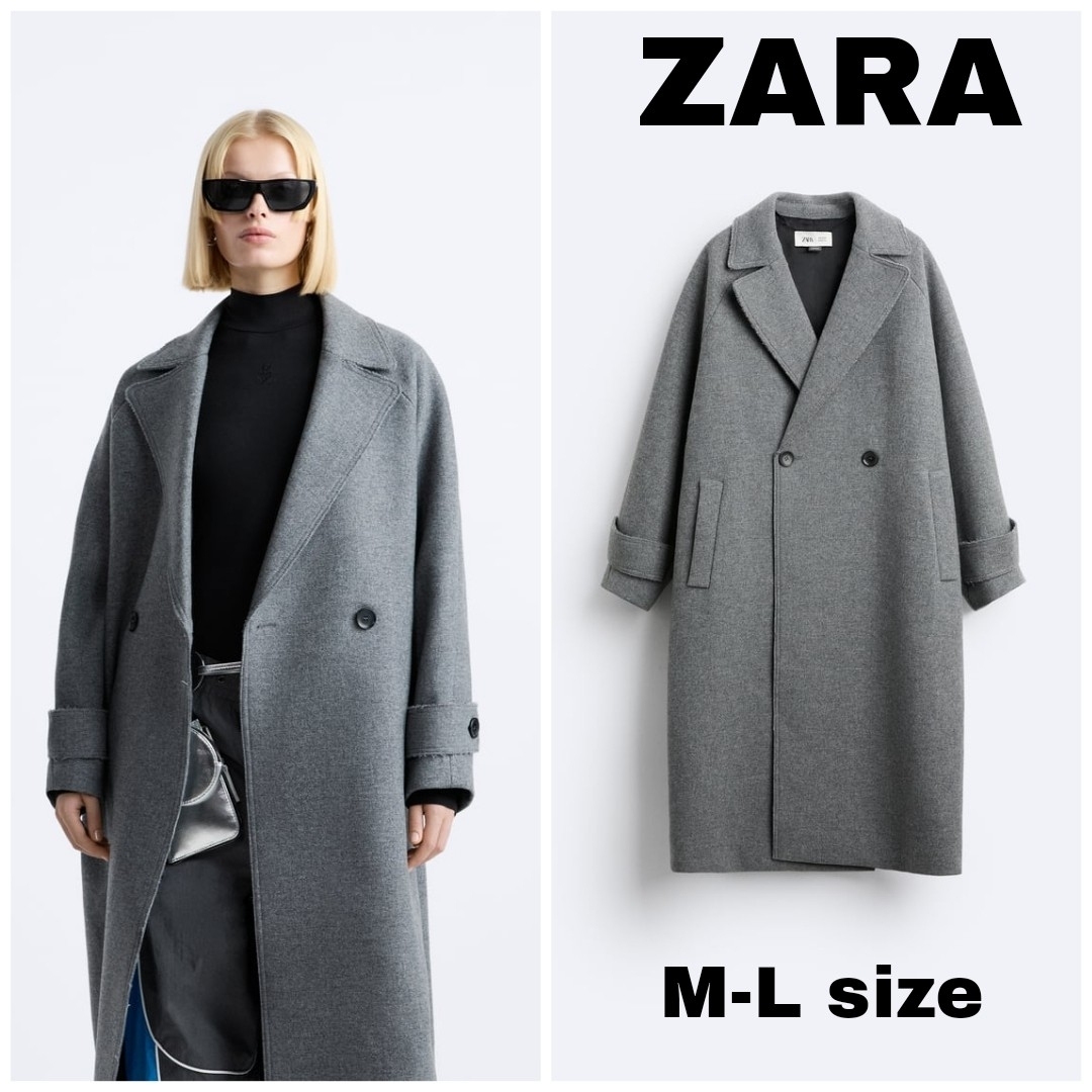 ZARA - ZARA ウールブレンドコート X MAISON SPECIAL M-Lサイズの通販