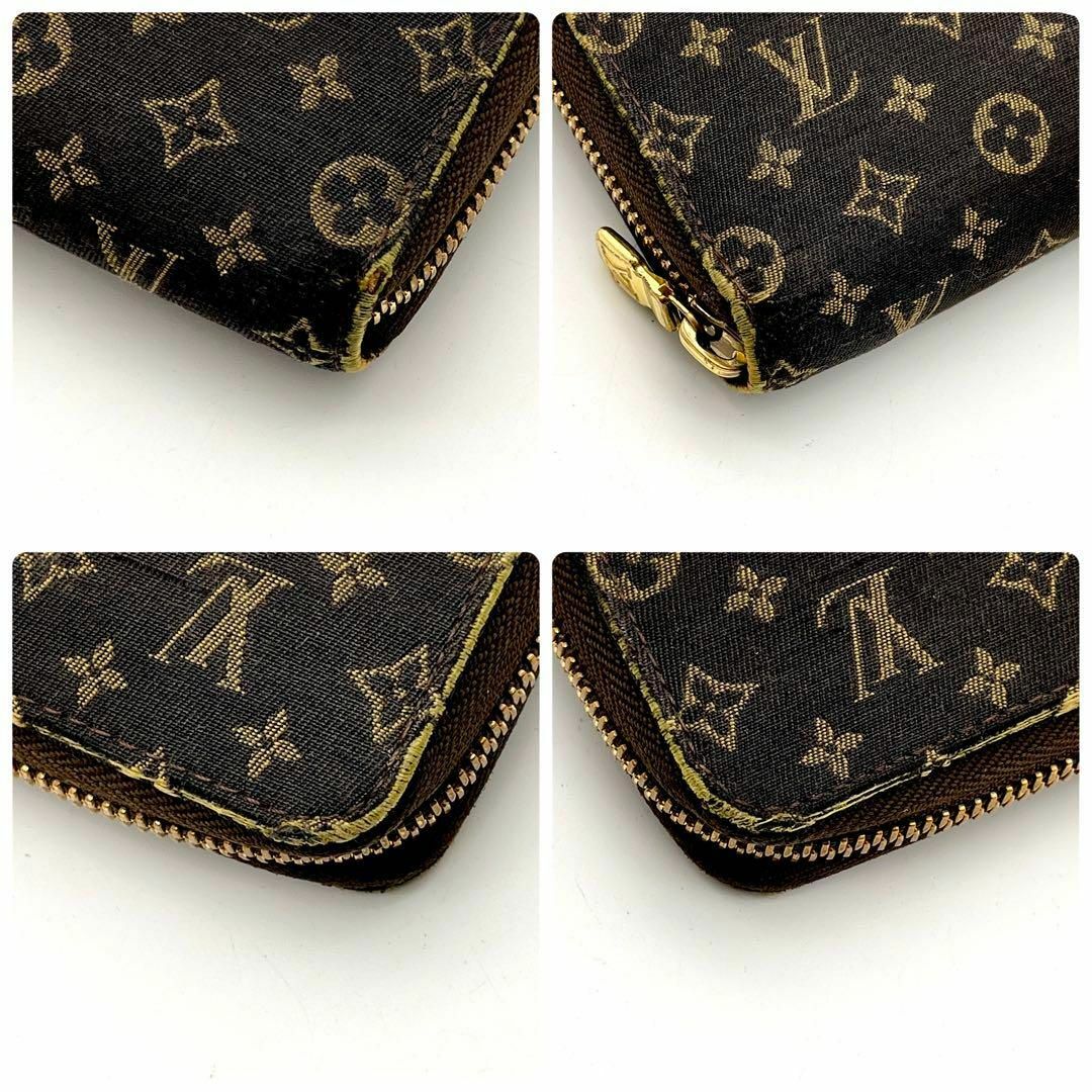 LOUIS VUITTON - ルイヴィトン 長財布 モノグラムミニラン 茶色