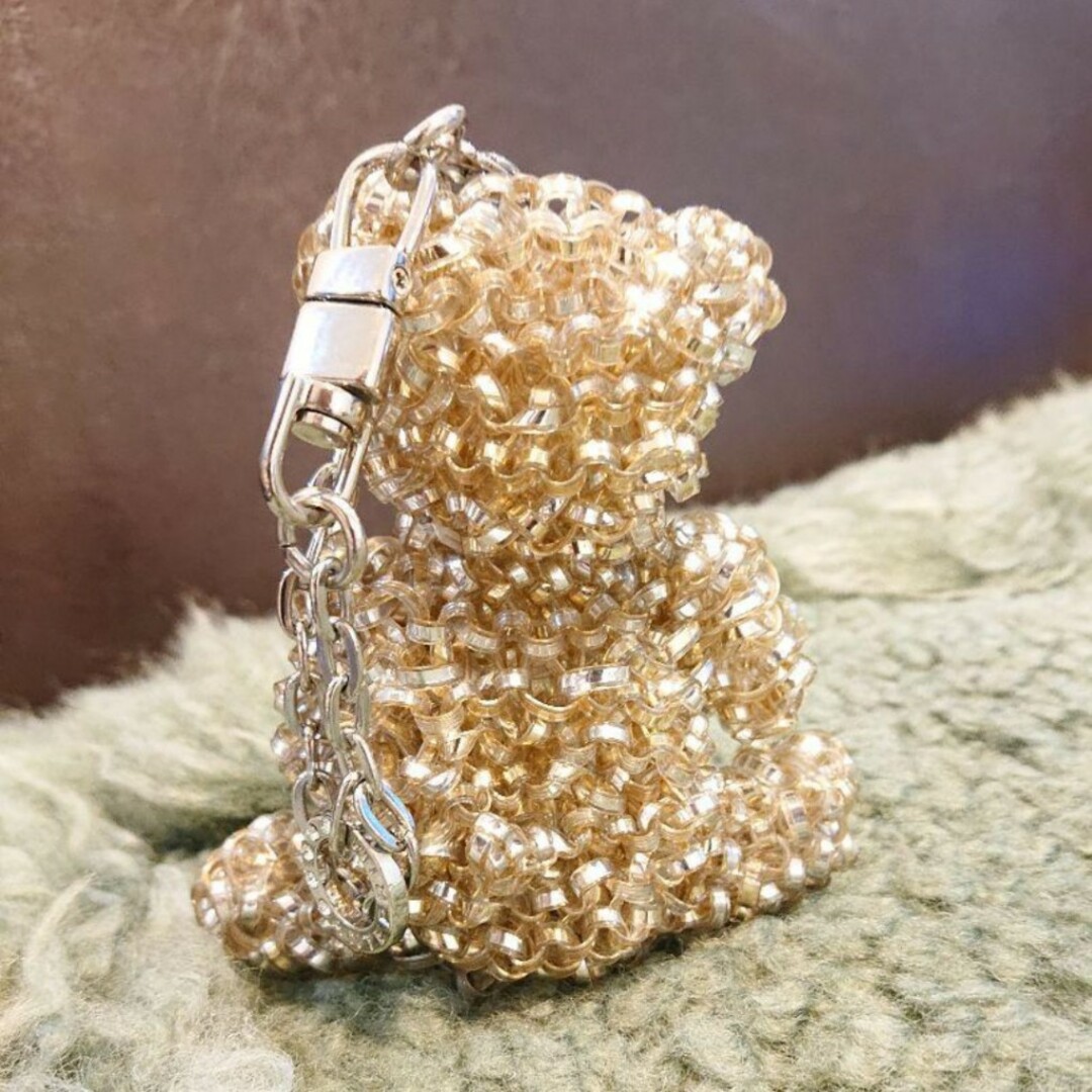 ANTEPRIMA - 【 レア】アンテプリマ くまチャーム 立体 ゴールドの通販