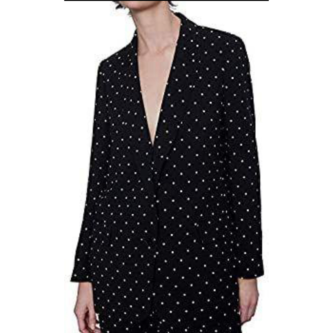 ZARA - zara ドット柄ジャケットの通販 by nanako's shop｜ザラならラクマ