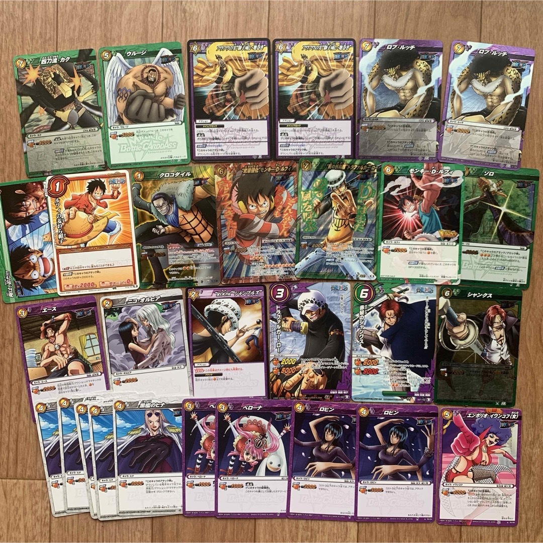 ワンピース ミラクルバトルカードダス 超Ω M SR キラ レア カード