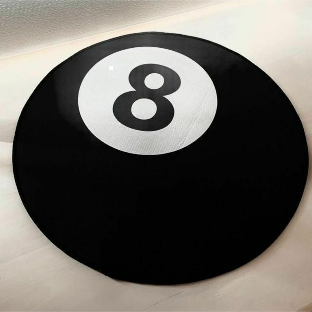STUSSY 韓国 インテリア 8ボール ビリヤード エイトボール ラグ マット