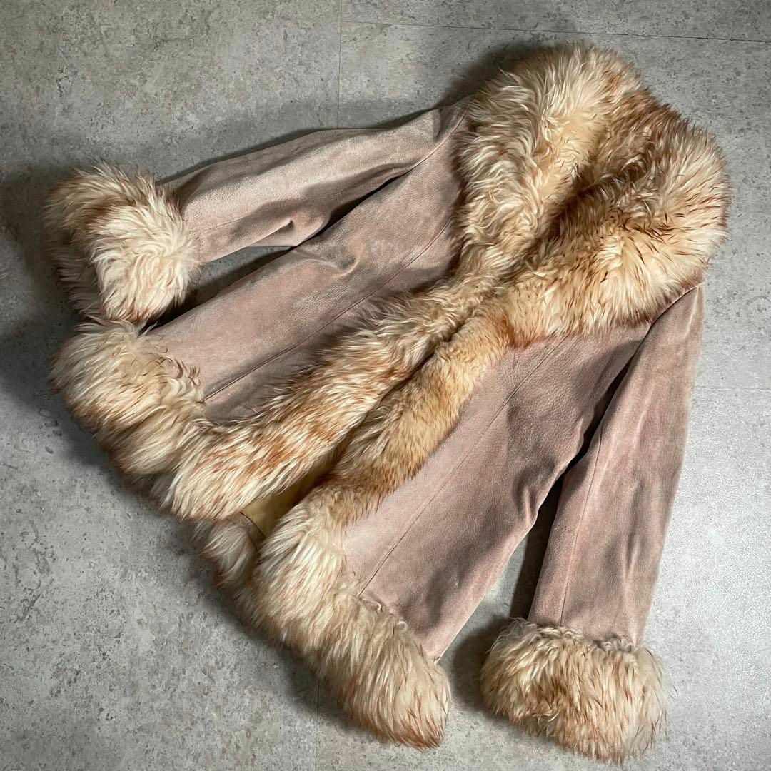 VINTAGE - 昭和レトロ 70sヴィンテージ スエードコート ファーの通販